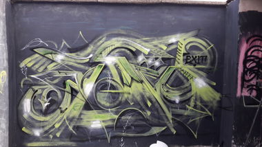 Graffiti Wall - Photo by AshkarGraffiti - ashkargraffiti, persianletters, exitcrew