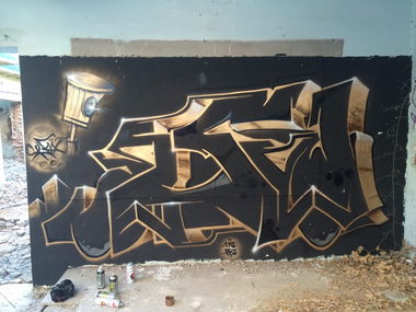 Graffiti Wall - Photo by AshkarGraffiti - irangraffiti, tehran, persianletters (2016)