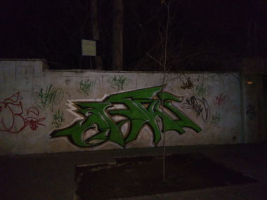Graffiti Bombing - Photo by AshkarGraffiti - ashkargraffiti, persianletters, exitcrew