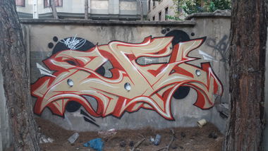 Graffiti Wall - Photo by AshkarGraffiti - irangraffiti, tehran, persianletters (2016)