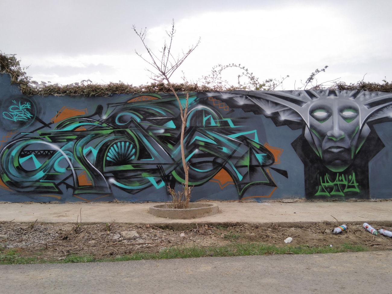 Graffiti Wall - Photo by AshkarGraffiti - ashkargraffiti, persianletters, fanoos