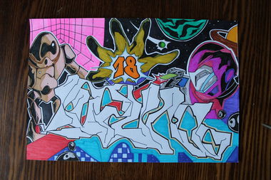 Graffiti Sketch - Photo by Asmek (2015)