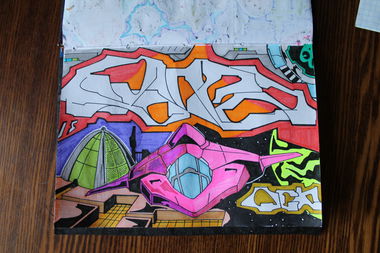 Graffiti Sketch - Photo by Asmek (2015)