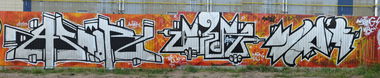 Graffiti Wall in Poland - Photo by Asqor - Askor, Boner, Wait (2013)