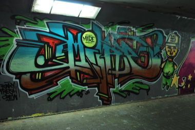 Graffiti Wall in Poland - Photo by Asqor - Askor, /, Wait (2010)