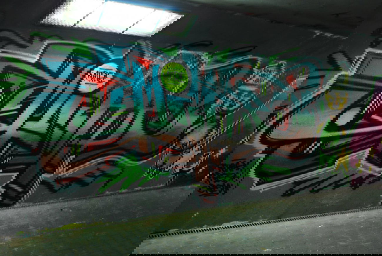 Graffiti Wall in Poland - Photo by Asqor - Askor, /, Wait (2010)