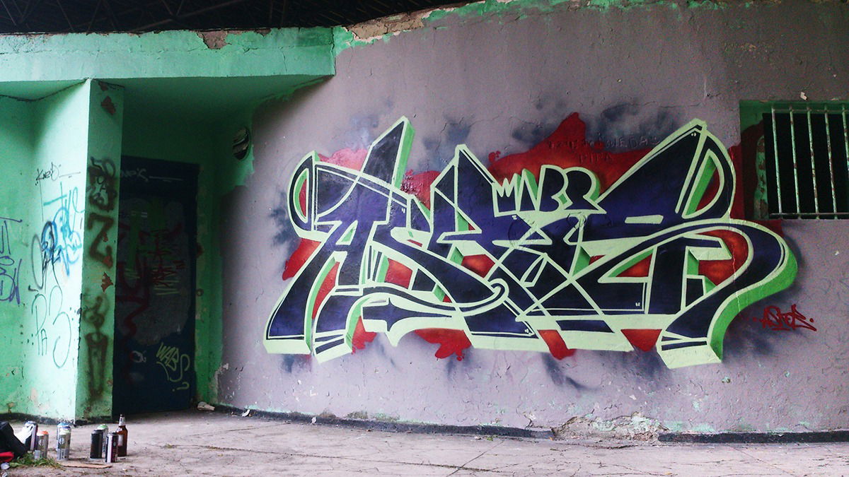 Graffiti Wall - Photo by Asqor - askor, wabs, jam