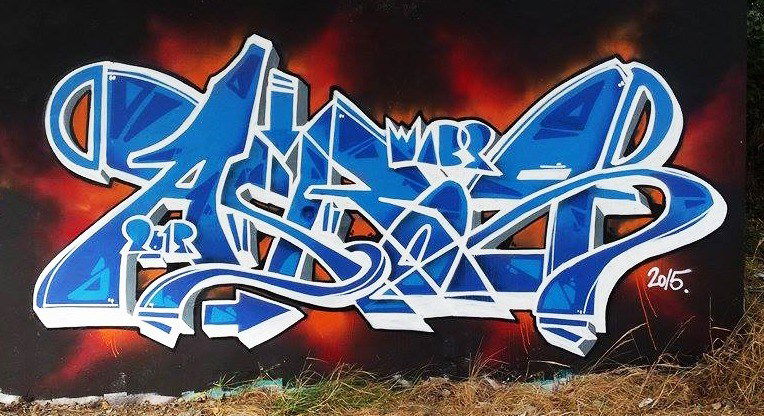 Graffiti Wall - Photo by Asqor - Askor, Wabs, wall (2015)