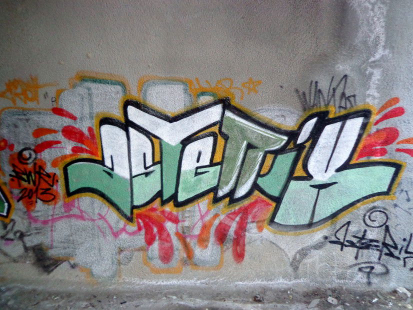 Graffiti Wall in Bratislava - Photo by Asteriks - asterix, zuger (2013)