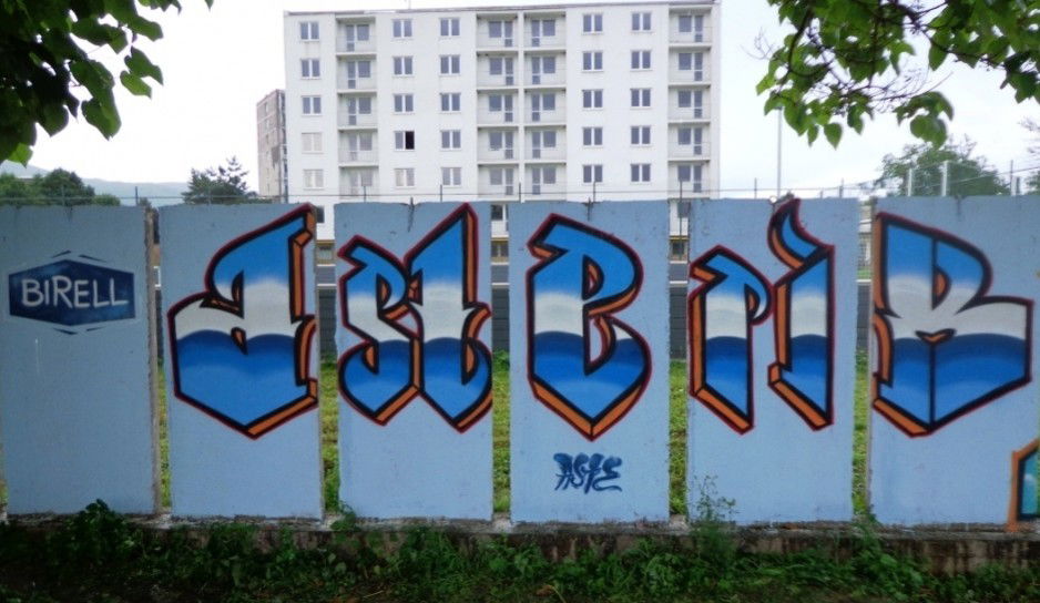 Graffiti Wall in Stráske - Photo by Asteriks - asterix (2013)