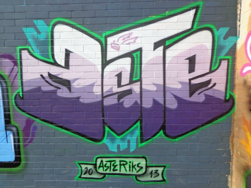 Graffiti Wall in Bratislava - Photo by Asteriks - aste (2013)