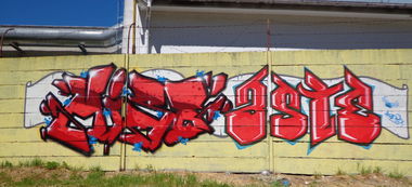 Graffiti Wall in Slovensko - Photo by Asteriks (2015)