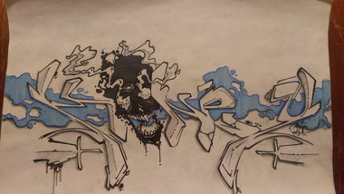 Graffiti Sketch - Photo by Astoidler