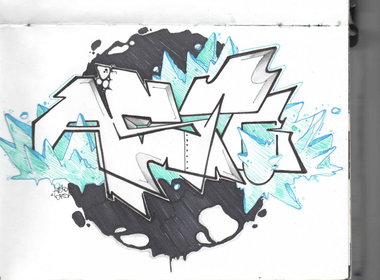 Graffiti Sketch - Photo by Astoidler