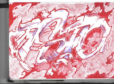 Graffiti Sketch - Photo by Astoidler