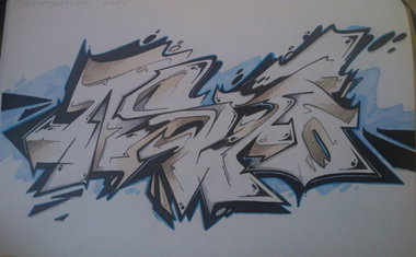 Graffiti Sketch - Photo by Astoidler