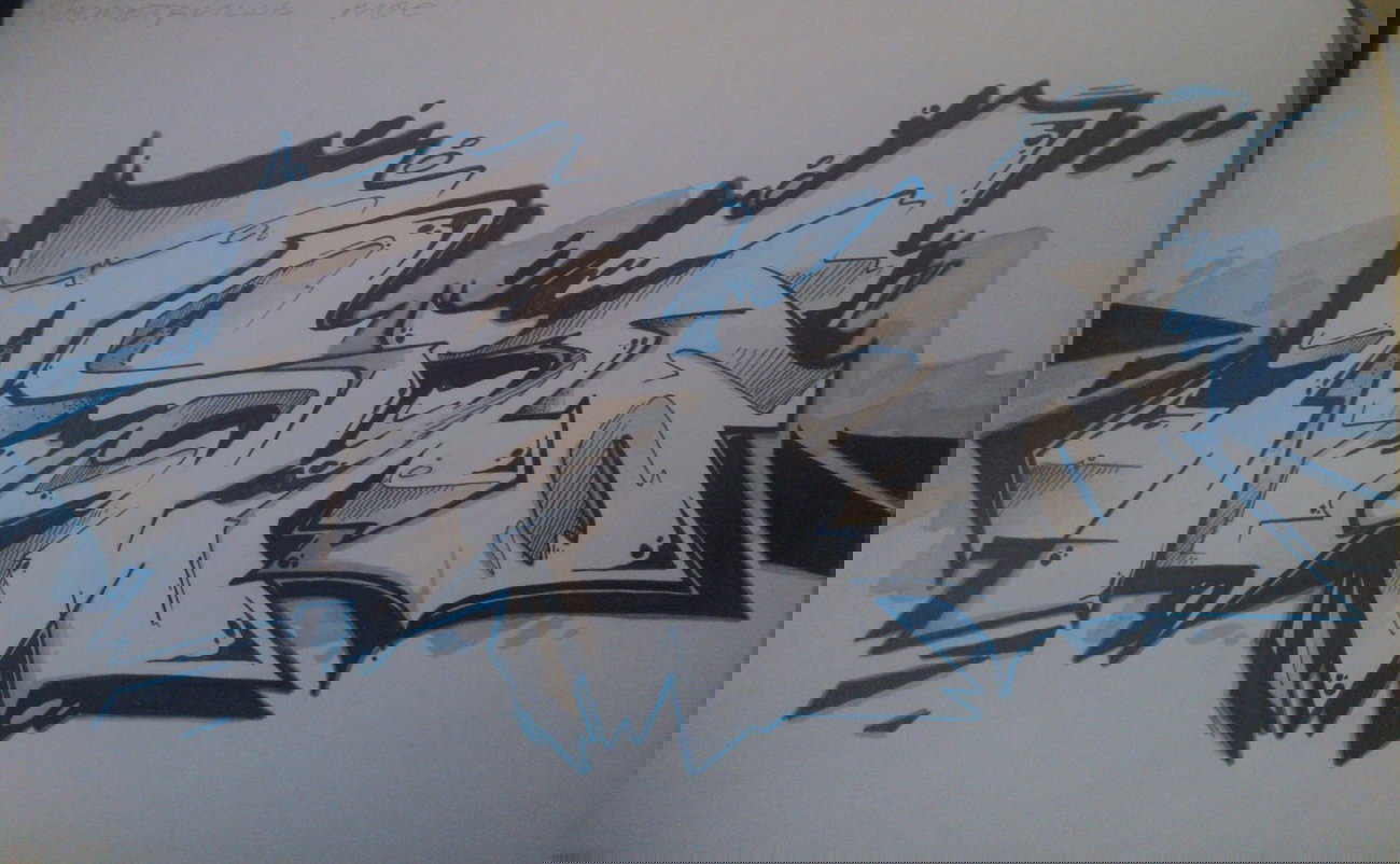 Graffiti Sketch - Photo by Astoidler