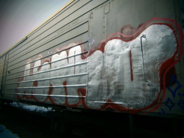 Graffiti Train - Photo by Astro