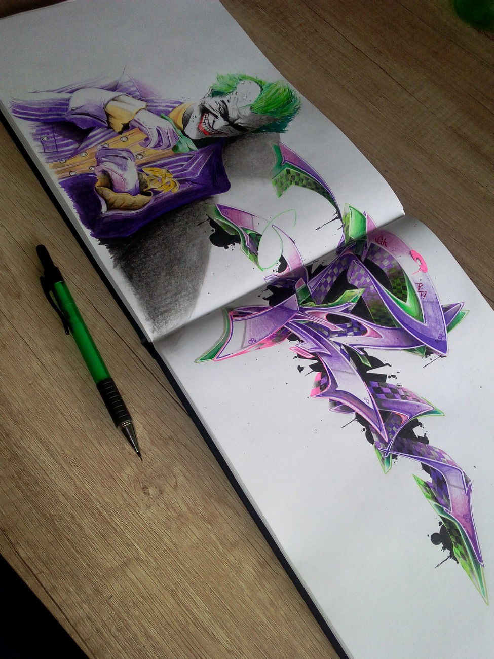 Graffiti Sketch in Wohnort - Photo by Atem1 (2016)