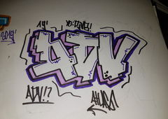 Graffiti Sketch - Photo by AtlasOne - AusDerVersenkung (2019)