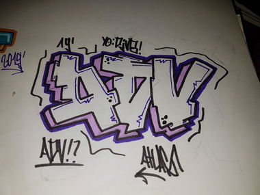 Graffiti Sketch - Photo by AtlasOne - AusDerVersenkung (2019)