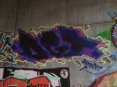 Graffiti Wall - Photo by AugustUndTiner - DGT, MUNICH (2013)