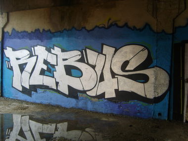 Graffiti Wall in Tarnów - Photo by Aver - REBUS, KTH