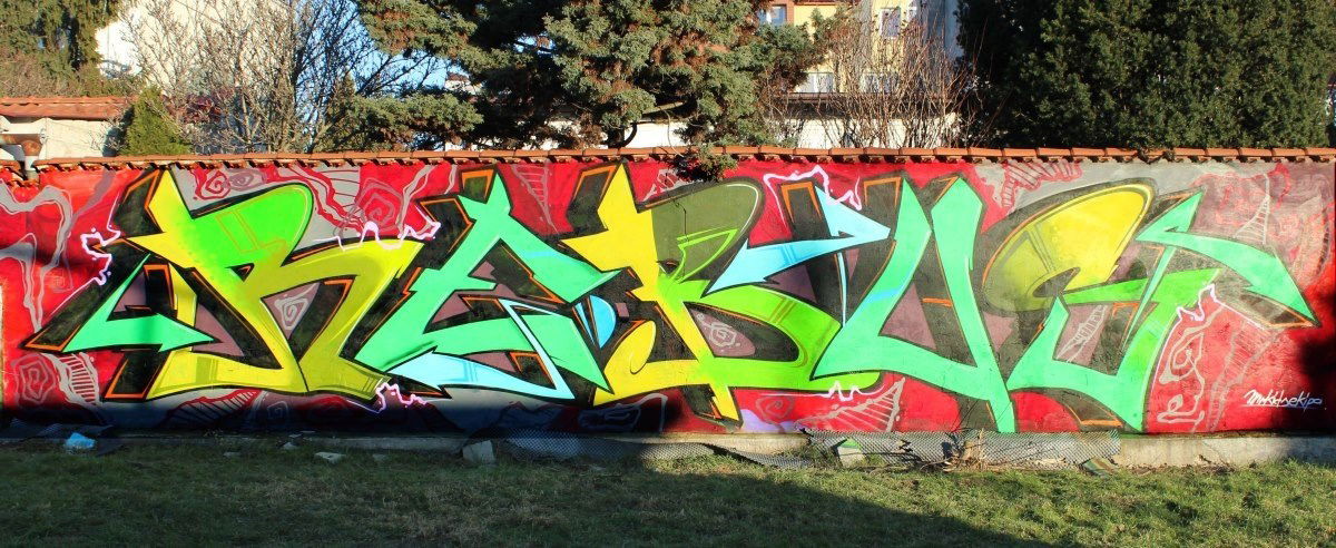 Graffiti Wall - Photo by Aver - REBUS