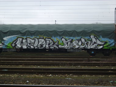 Graffiti Train - Photo by Aver - WSIOR, KONT (2013)