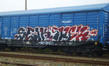 Graffiti Train - Photo by Aver - SEIK, SWEK (2013)