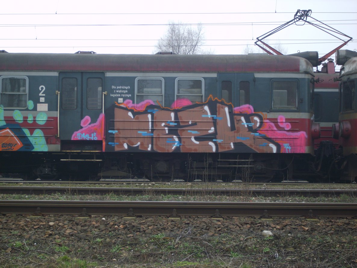 Graffiti Train - Photo by Aver - MEZK, DKH, 2014 (2014)