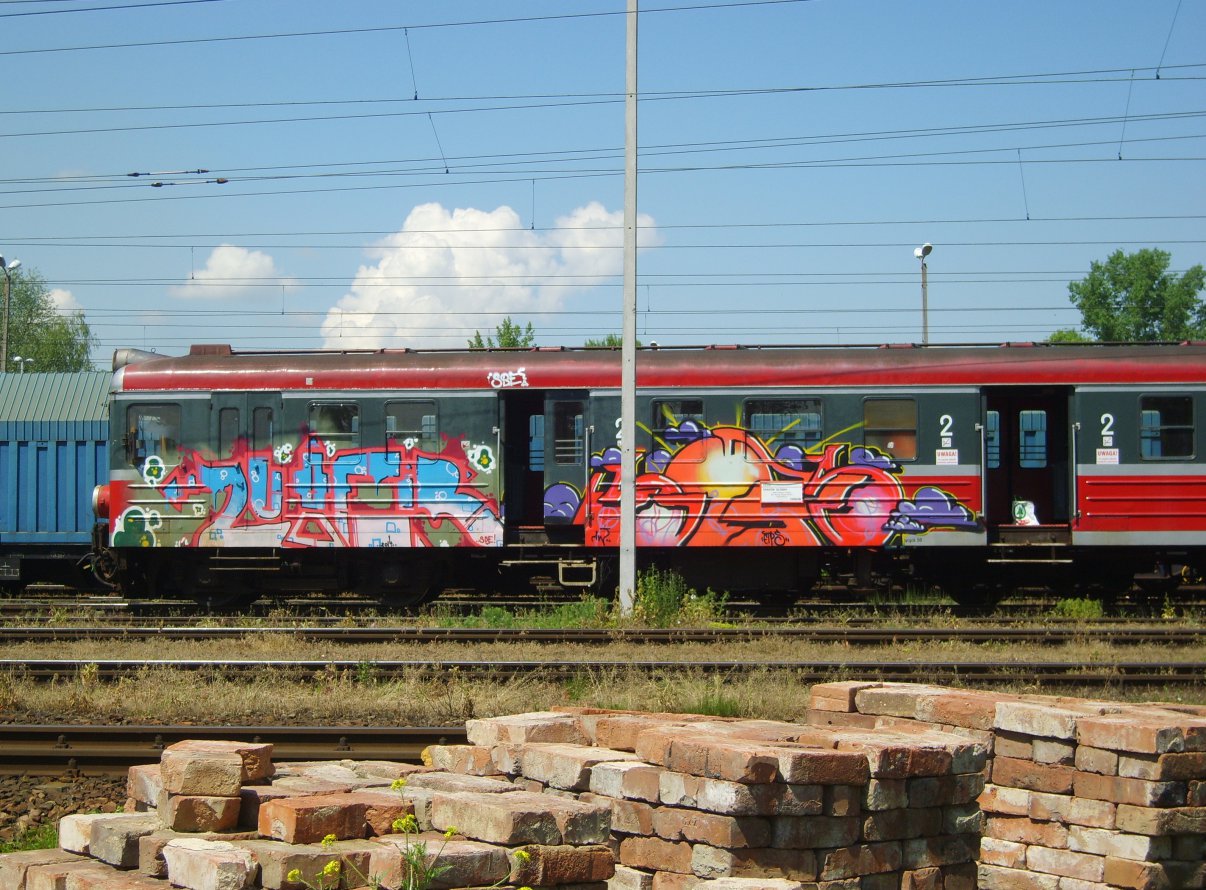Graffiti Train in Tarnow - Photo by Aver - LUTER (2014)