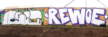 Graffiti Wall - Photo by Aver - NIOBE, REWOE