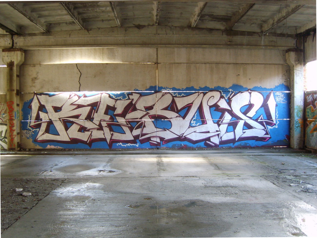 Graffiti Wall in Tarnów - Photo by Aver - REBUS, KTH