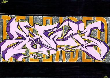 Graffiti Sketch - Photo by Aweck - Rowk, Rathenow, Aweck (2014)