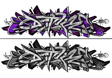 Graffiti Sketch - Photo by AwsDoter - doter, aws, sketch (2012)