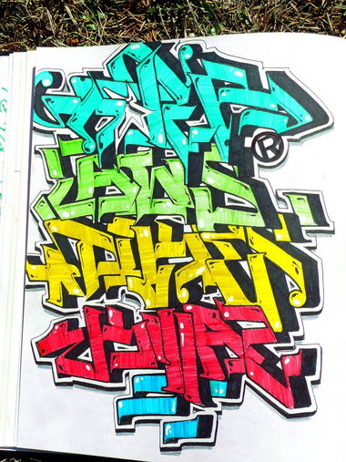 Graffiti Sketch - Photo by AwsDoter - doter, pikes, aws (2015)