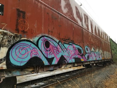 Graffiti Train - Photo by AyO