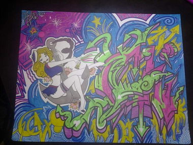 Graffiti Sketch - Photo by AyO (2013)