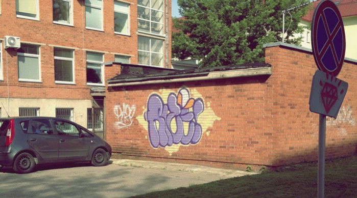 Graffiti Bombing - Photo by B