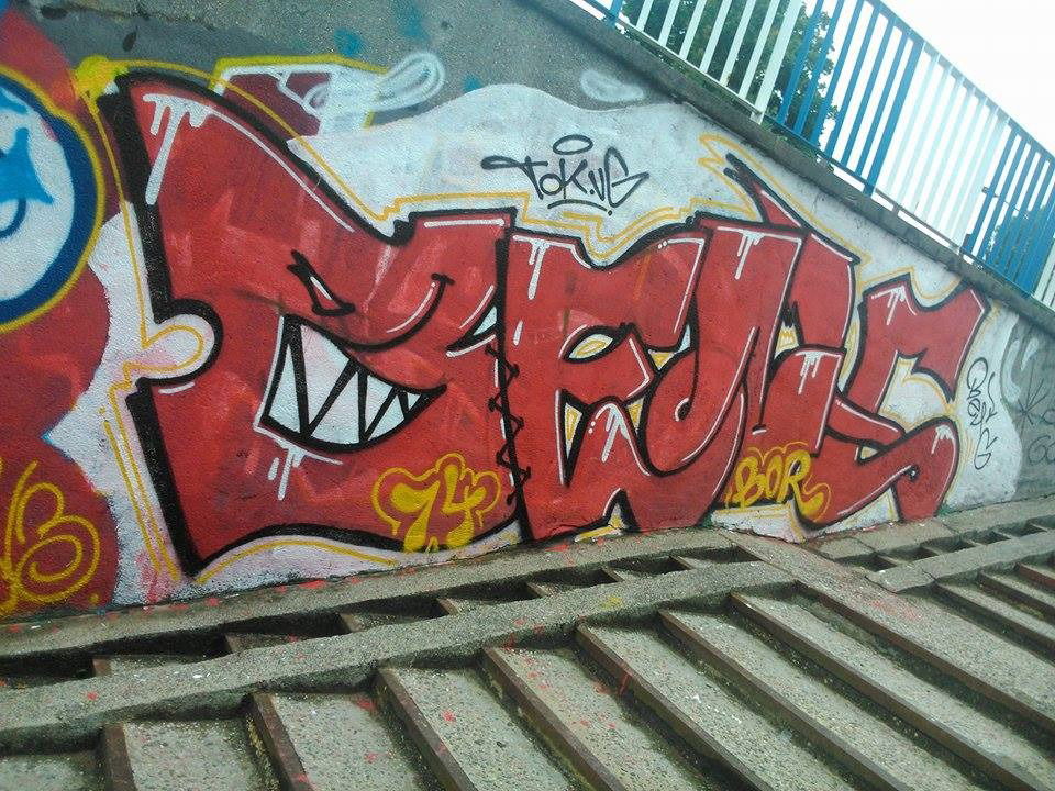 Graffiti Wall in Lublin - Photo by B3ncon3 - Benc, Goldzem (2014)