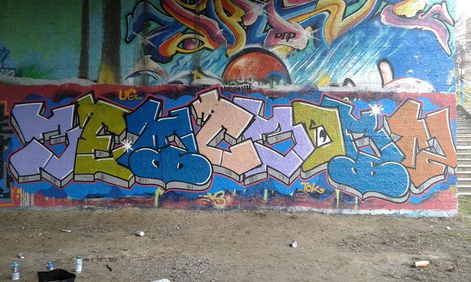 Graffiti Wall in Lublin - Photo by B3ncon3 - BencBorn (2013)