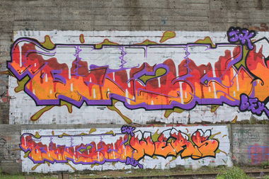 Graffiti Wall in Lublin - Photo by B3ncon3 - Benc, Wers (2013)