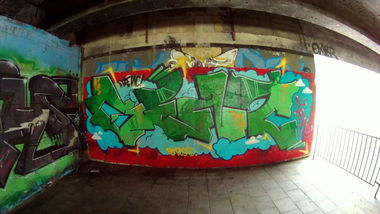 Graffiti Wall in Lublin - Photo by B3ncon3 - Benc (2014)
