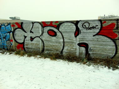 Graffiti Bombing - Photo by B3ncon3 - line, crew (2016)