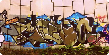 Graffiti Wall - Photo by B3ncon3 - Tok, Benc, Ganer (2017)
