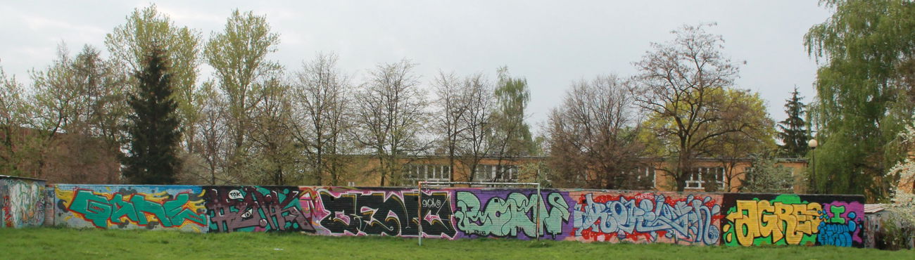 Graffiti Wall in Lublin - Photo by B3ncon3 - Basvo, Gane, Hask (2013)