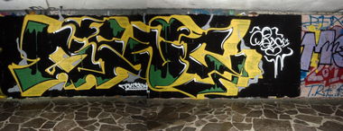 Graffiti Wall in Lublin - Photo by B3ncon3 - Benc, Tok, Tokas (2016)