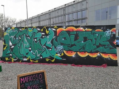 Graffiti Wall in Polska - Photo by B3ncon3 (2017)
