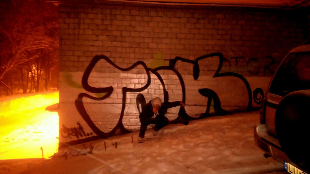 Graffiti Bombing in Lublin - Photo by B3ncon3 - Took, ToK, Crew (2016)